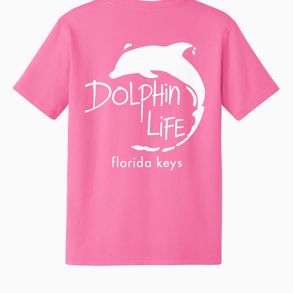 Logo Dolphin Life T-shirt (white print)