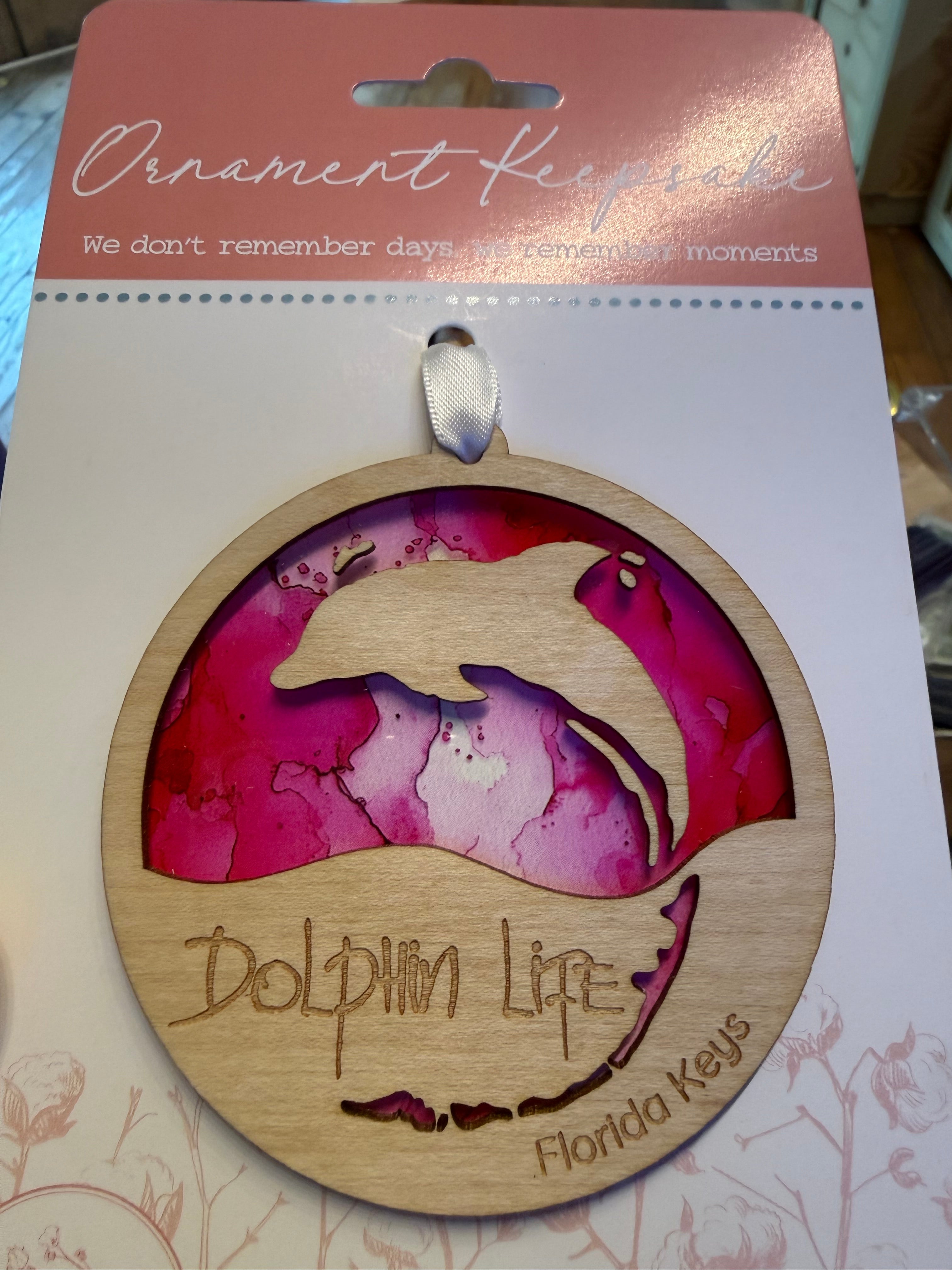 Dolphin Life Logo Ornament
