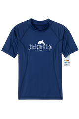 Dolphin Life Short Sleeve Rash Guard- Women's Cut