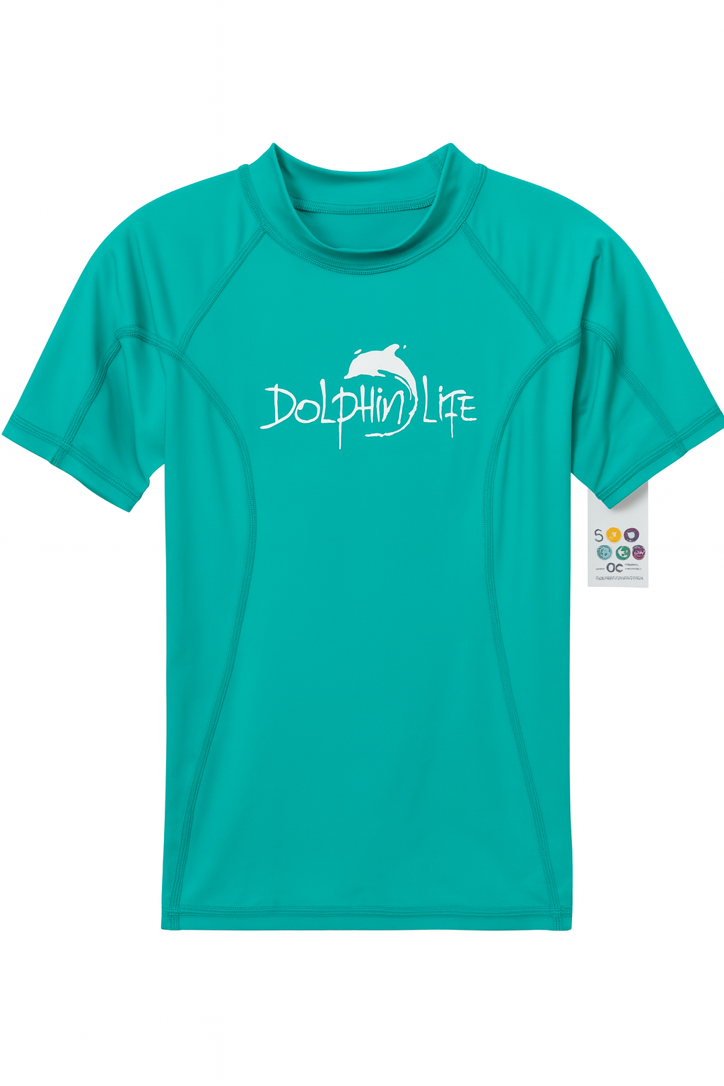 Dolphin Life Short Sleeve Rash Guard- Women's Cut