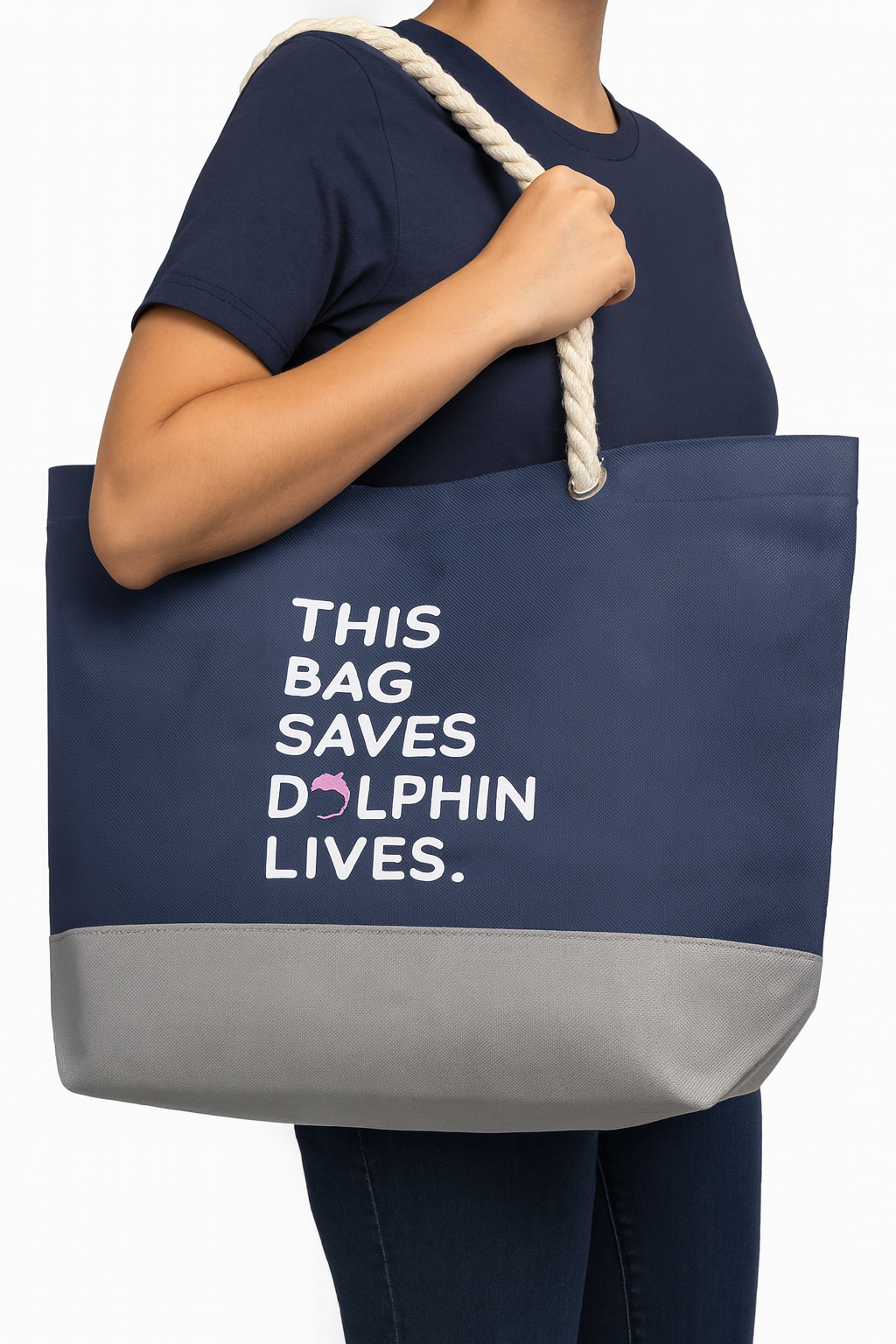 This Bag Saves Dolphin Lives.